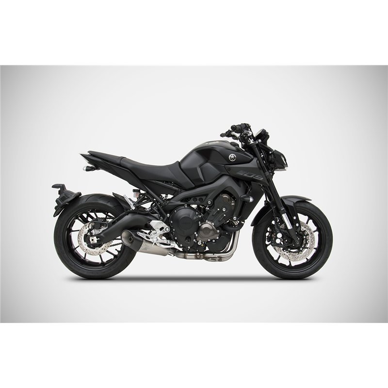 Zard Uitlaatsysteem 3-1 Basso RVS Zilver Yamaha 850 MT-09