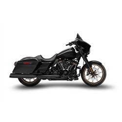 Zard Uitlaten RVS Zwart Harley Davidson Touring Street Glide ST