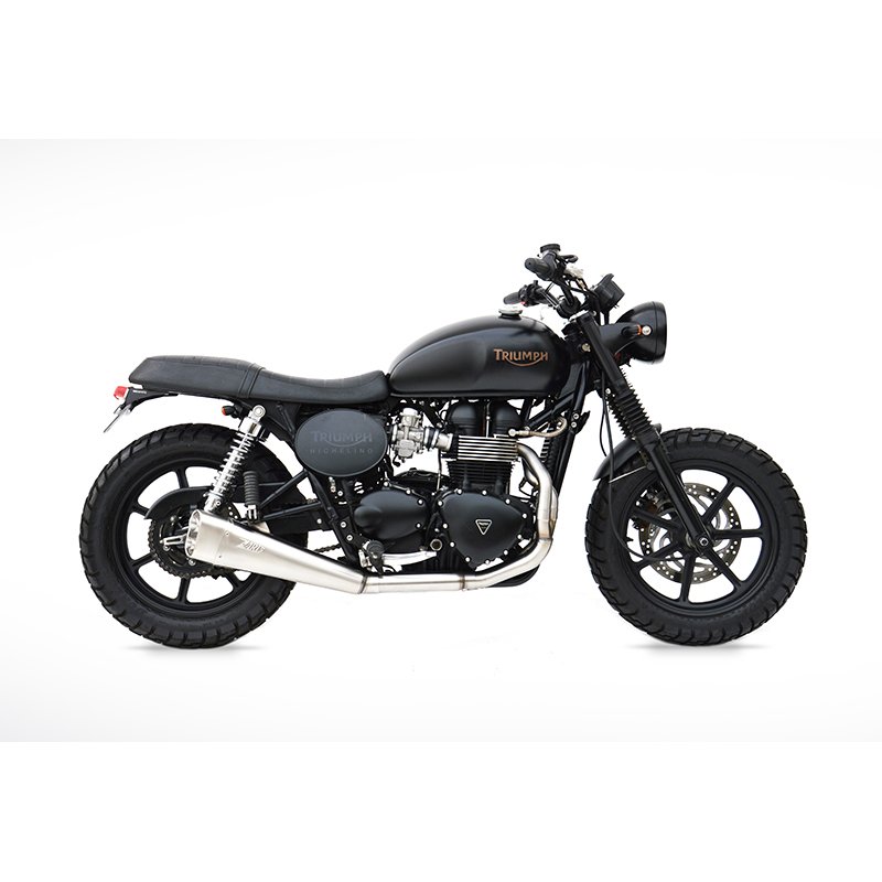 Zard Exhaust System 2-1 Short (low) Stainless Steel Silver Triumph 865 Thruxton