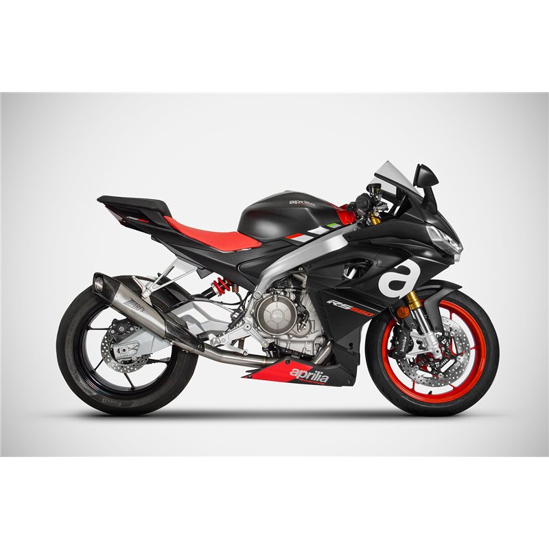 Zard Uitlaatsysteem Titanium Zilver Aprilia RS660
