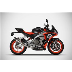 Zard Uitlaatsysteem Titanium Zilver Aprilia 660 Tuareg