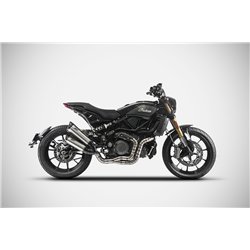 Zard Uitlaatbochten Titanium Zilver Indian 1200 FTR