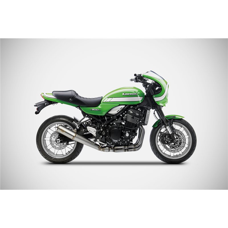 Zard Exhaust System Round Stainless Steel Silver Kawasaki Z900RS