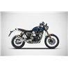 Zard Uitlaatsysteem RVS Zilver Triumph 1200 Scrambler