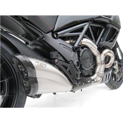 Zard Downpipes Stainless Steel Silver Ducati 1200 Diavel