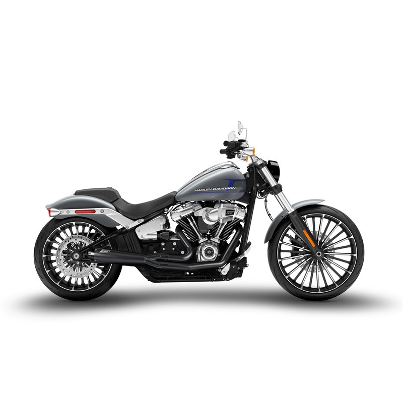 Zard Uitlaatsysteem 2-1 RVS Zwart Harley Davidson Softail Breakout 117