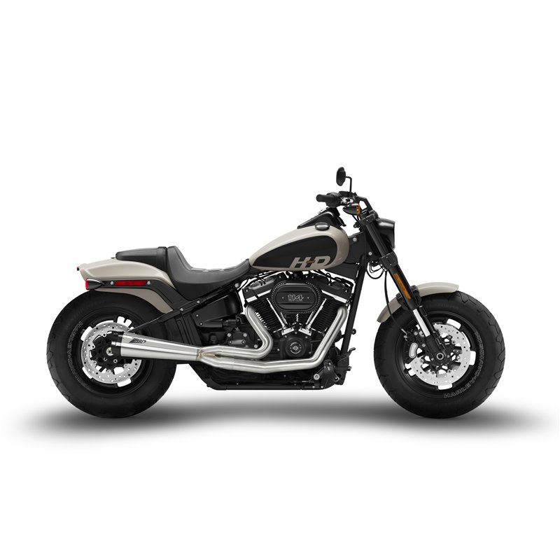 Zard Uitlaatsysteem 2-1 RVS Zwart Harley Davidson Softail Fat Bob 114