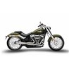 Zard Uitlaatsysteem 2-1 RVS Zwart Harley Davidson Softail Fat Bob 114