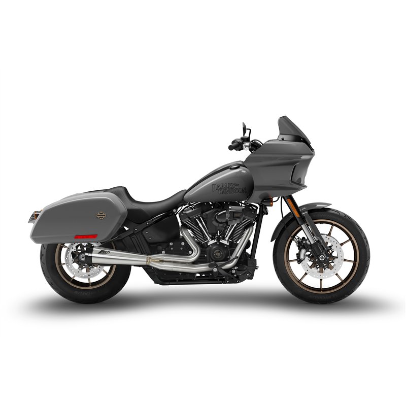 Zard Exhaust System 2-1 Stainless Steel Black Harley Davidson Softail Low Rider ST