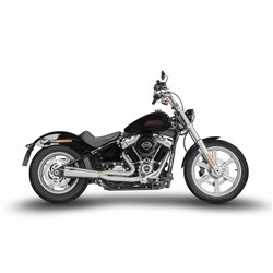 Zard Uitlaatsysteem 2-1 RVS Zwart Harley Davidson Softail Standard