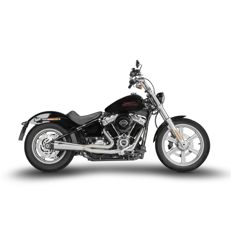 Zard Uitlaatsysteem 2-1 RVS Zwart Harley Davidson Softail Standard