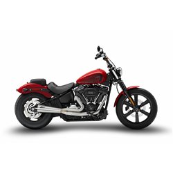 Zard Uitlaatsysteem 2-1 RVS Zwart Harley Davidson Dyna Street Bob 114