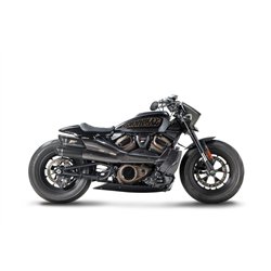 Zard Exhaust System (GT) Stainless Steel Black Harley Davidson 1250 Sportster