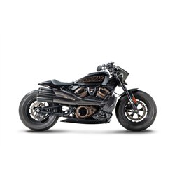 Zard Uitlaatsysteem Top Gun RVS Zwart Harley Davidson 1250 Sportster