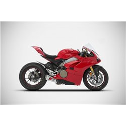 Zard Exhaust (titanium silencer) Stainless Steel Silver Ducati Panigale
