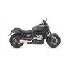 Zard Uitlaatsysteem Conisch Rond (Snake Welded) RVS Zilver Triumph 2300 Rocket III