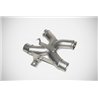 Zard Kat replacement X-Pipe stainless steel Silver Triumph 900 Street Twin