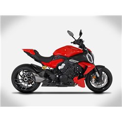 Zard Exhaust Titanium Silver Ducati 1158 Diavel V4