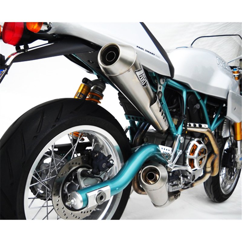 Zard Uitlaatsysteem Titanium Zilver Ducati 1000 Sport Classic/Paul Smart/Classic