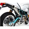 Zard Uitlaatsysteem Titanium Zilver Ducati 1000 Sport Classic/Paul Smart/Classic