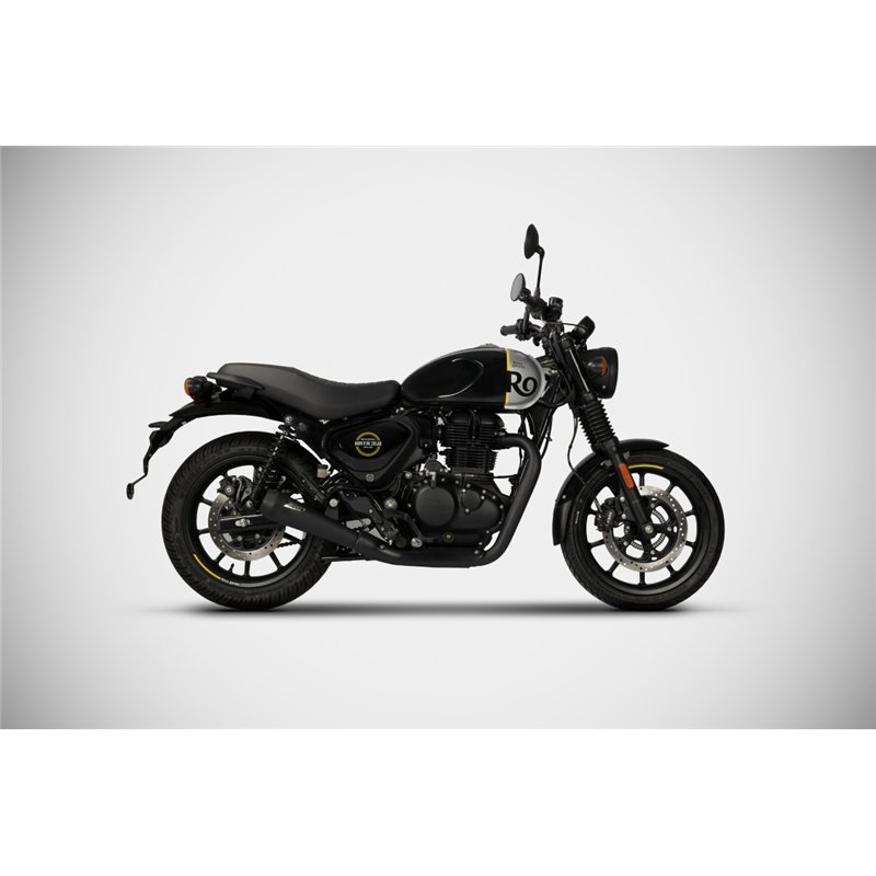 Zard Exhaust Stainless Steel Black Royal Enfield 350 Hunter
