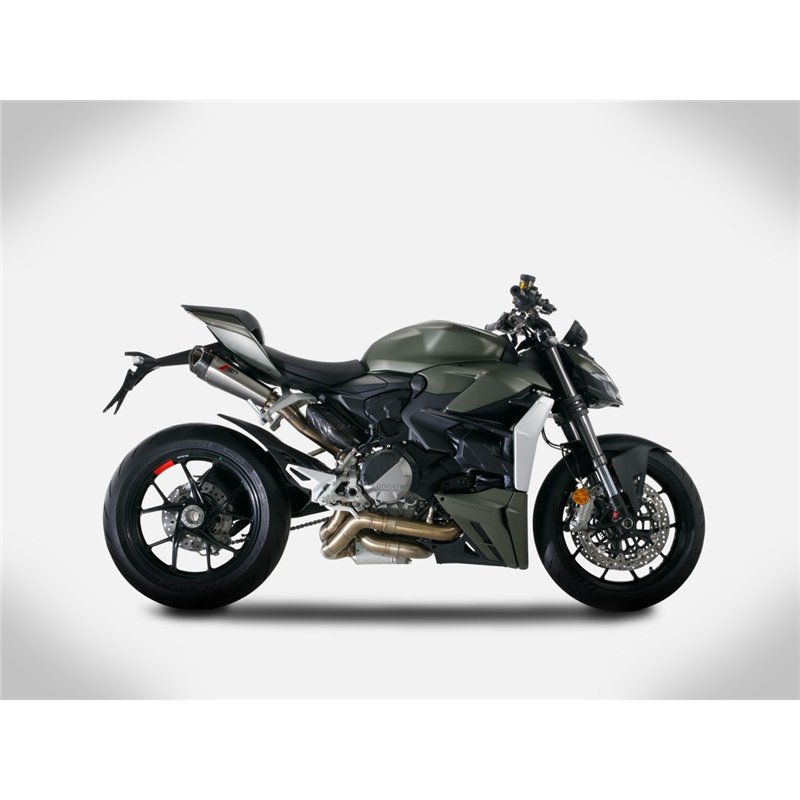 Zard Exhaust System (Racing) Silver Ducati Streetfighter V2
