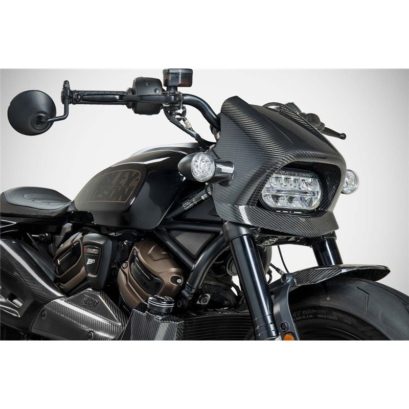 Zard Koplamp kuip Carbon Zwart Harley Davidson 1250 Sportster