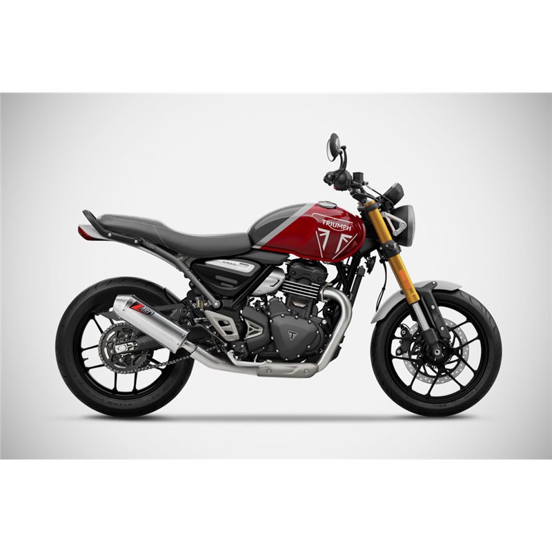 Zard Uitlaat RVS Zilver Triumph 400 Speed