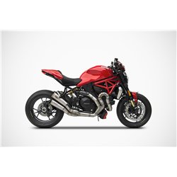 Zard Uitlaatsysteem Titanium Zilver Ducati 1200 Monster R
