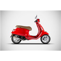Zard Uitlaatsysteem RVS Zilver Piaggio 125/150 Primavera Vespa