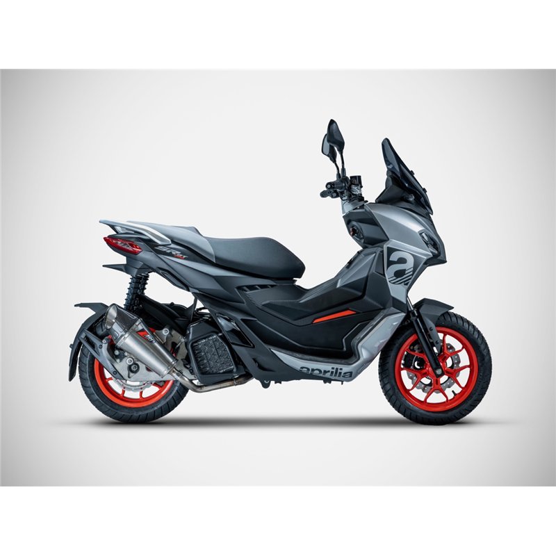 Zard Uitlaat Titanium Zilver Aprilia SR-GT 200