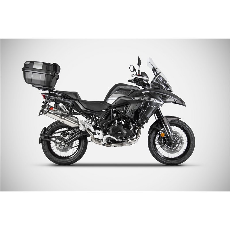 Zard Uitlaat RVS Zilver Benelli TRK502X