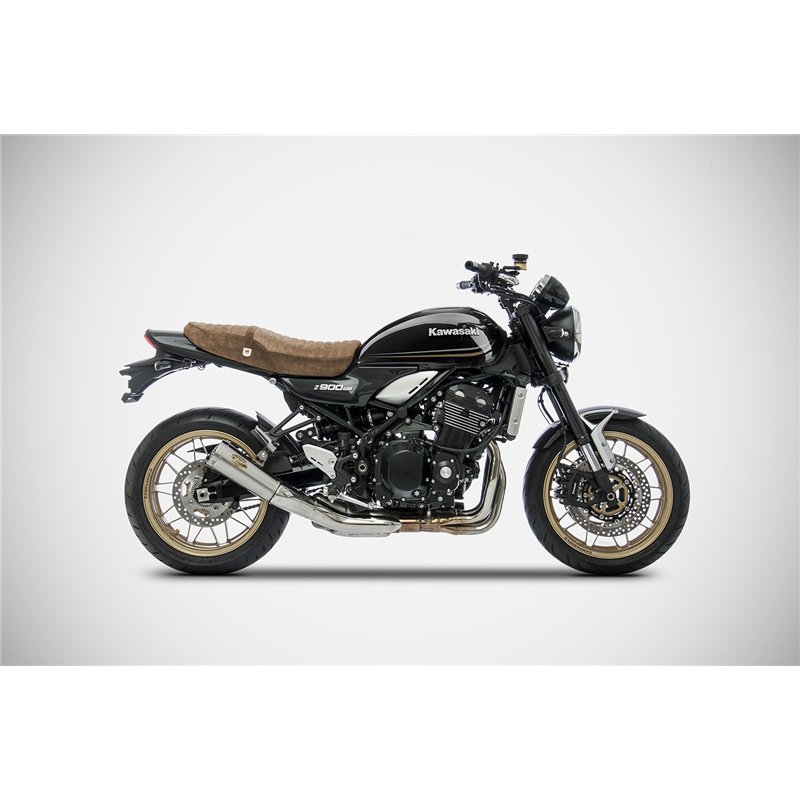 Zard Exhaust (Round) Stainless Steel Silver Kawasaki Z900RS