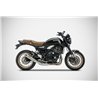 Zard Exhaust (Round) Stainless Steel Silver Kawasaki Z900RS