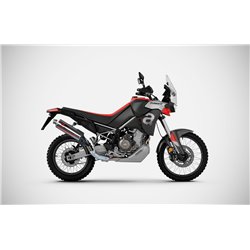 Zard Exhaust Sabbia Stainless Steel Silver Aprilia 660 Tuareg