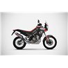 Zard Exhaust Sabbia Stainless Steel Silver Aprilia 660 Tuareg
