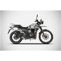 Zard Exhaust (Low) Stainless Steel Black Royal Enfield 411 Himalayan / Scram