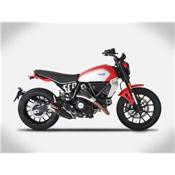 Zard Exhaust Titanium Silver Ducati 800 Scrambler
