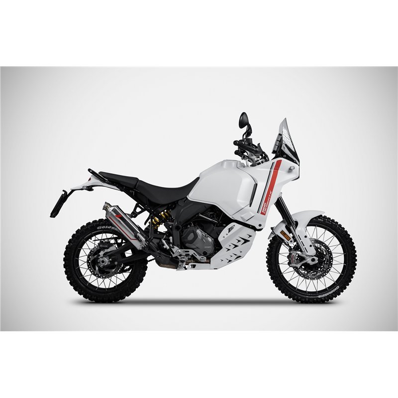 Zard Exhaust Sabbia Stainless Steel Silver Ducati 937 DesertX