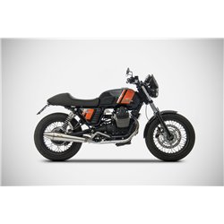 Zard Uitlaten Conisch Rond RVS Zilver Moto Guzzi 744 V7/V7 II
