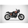 Zard Uitlaten Conisch Rond RVS Zilver Moto Guzzi 744 V7/V7 II