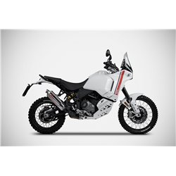 Zard Exhaust Sabbia Stainless Steel Silver Ducati 937 DesertX