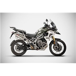 Zard Uitlaat RVS Zilver Triumph 1200 Tiger
