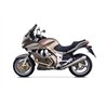 Zard Exhaust 2-1 Conical Round Stainless Steel Silver Moto Guzzi 1200 Norge