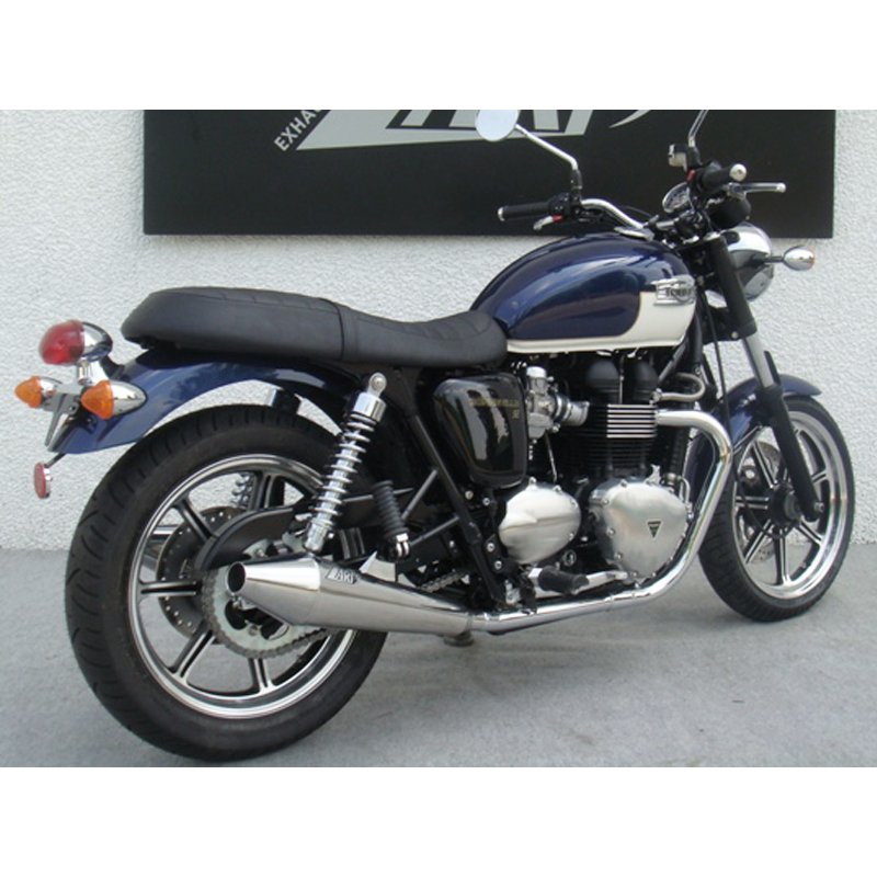 Zard Uitlaten Conisch Rond RVS Zilver Triumph 865 Bonneville