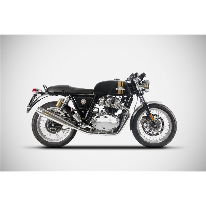 Zard Uitlaten Conisch RVS Zilver Royal Enfield 650 Continental/Interceptor