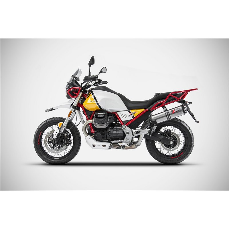 Zard Uitlaat RVS Zilver Moto Guzzi 850 V85 TT