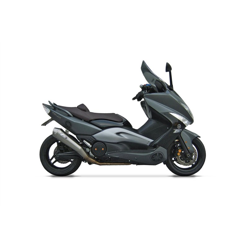 Zard Exhaust System Conical Round Stainless Steel Silver Yamaha 500 T-Max