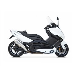 Zard Exhaust System Conical Round Stainless Steel Silver Yamaha 500 T-Max