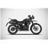 Zard Uitlaat (Hoog) RVS Zwart Royal Enfield 411 Himalayan